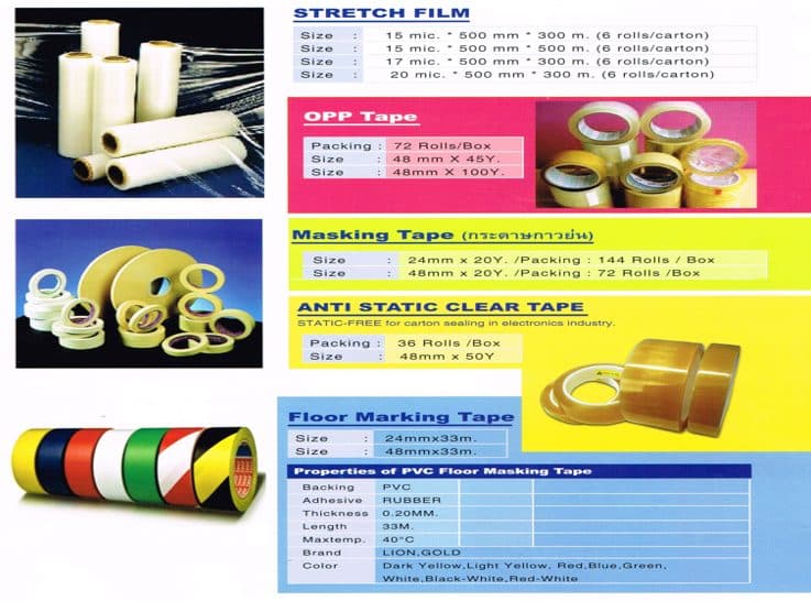 Stretch Film & Taps 1